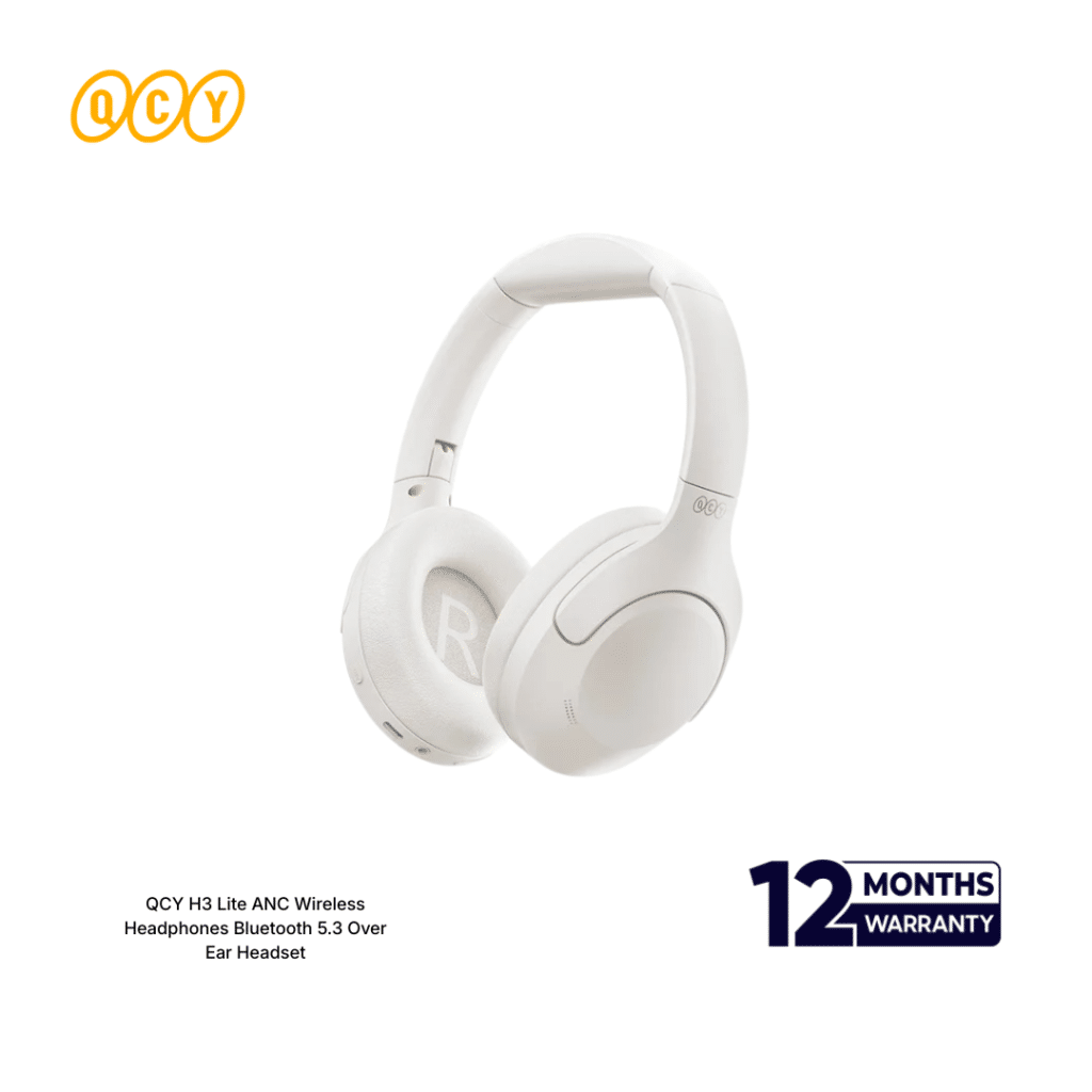 QCY H3 Lite ANC Wireless Headphones Bluetooth 5.3  Over Ear Headset - Image 2