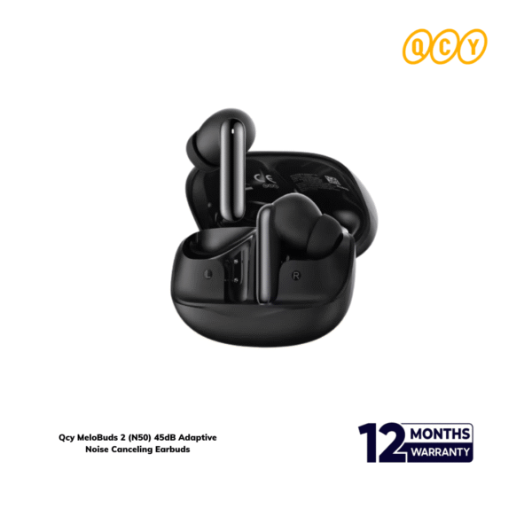 Qcy MeloBuds 2 (N50) 45dB Adaptive Noise Canceling Earbuds
