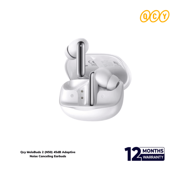 Qcy MeloBuds 2 (N50) 45dB Adaptive Noise Canceling Earbuds - Image 3