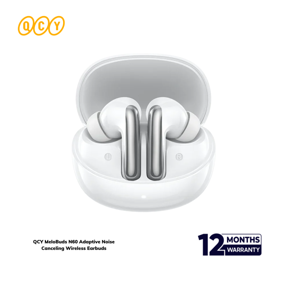 QCY MeloBuds N60 Adaptive Noise Canceling Wireless Earbuds - Image 4