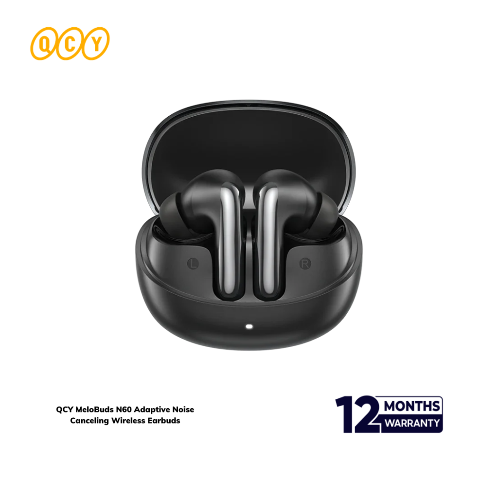 QCY MeloBuds N60 Adaptive Noise Canceling Wireless Earbuds - Image 3