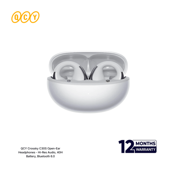 QCY Crossky C30S Open-Ear Headphones - Hi-Res Audio, 40H Battery, Bluetooth 6.0 - Image 2