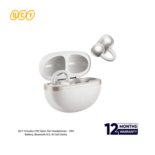 QCY Crossky C50 Open-Ear Headphones - 35H Battery, Bluetooth 6.0, AI Call Clarity - Image 2
