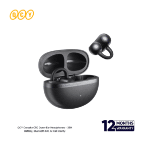 QCY Crossky C50 Open-Ear Headphones - 35H Battery, Bluetooth 6.0, AI Call Clarity