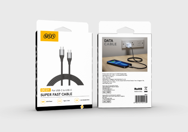 QCY DC21 60W Super Fast Cable (DC21) - Image 2
