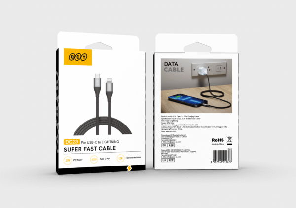 QCY Type C-L 27W Charging Cable (DC23) - Image 2