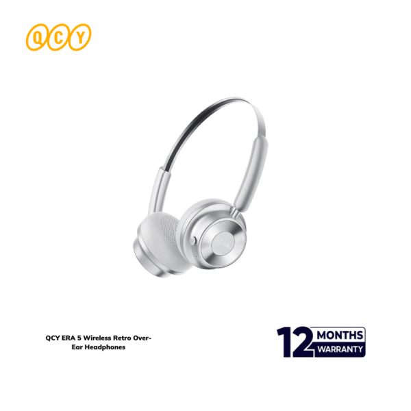 QCY ERA 5 Wireless Retro Over-Ear Headphones - 86H Battery, 40mm Driver, Bluetooth 6.0 - Image 2