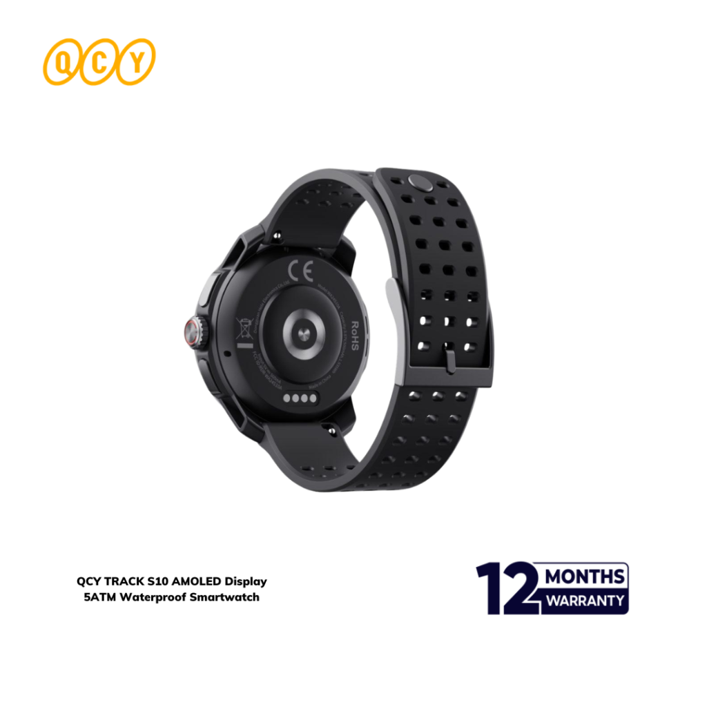 QCY TRACK S10 AMOLED Display 5ATM Waterproof Smartwatch - Image 3