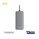 QCY Pulse PB10H 10000mAh Power Bank with 3 Built-in Cables